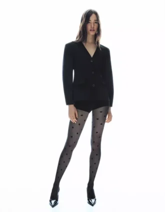 Panty met stippenpatroon – Accessoires