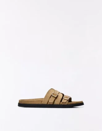 Platte Sandalen met gespdetail – Platte Sandalen – Dames