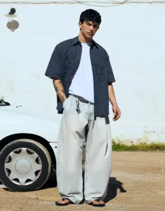 Plooi-jeans – Jeans – Heren
