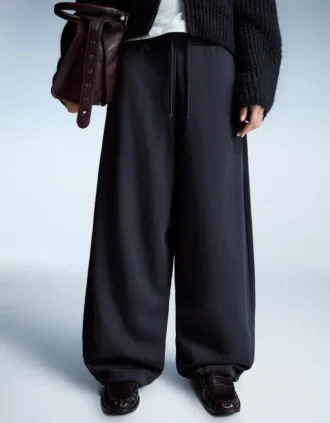 Pluche broek met stoppers
