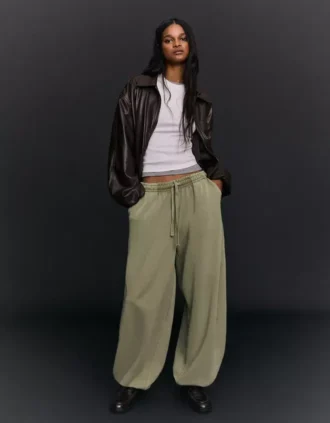 Pluche broek met stoppers – Broek