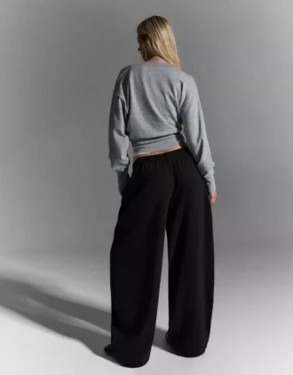 Pluche broek met stoppers – Broeken – Dames