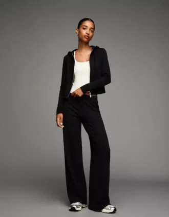 Pluche jersey broek