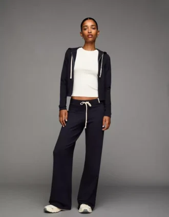 Pluche jersey broek