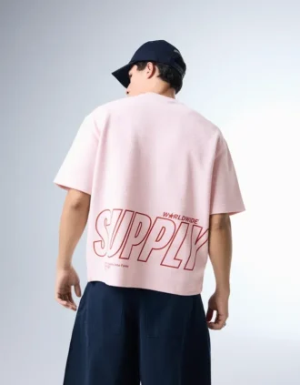 Pluche T-shirt met print – T-shirts en Polo’s