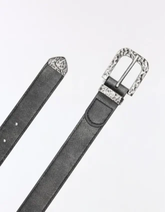 Riem met gehamerde gesp – Accessoires