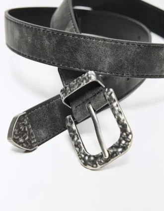 Riem met gehamerde gesp – Accessoires