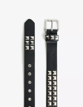 Riem van Faux Leather met studs – Accessoires