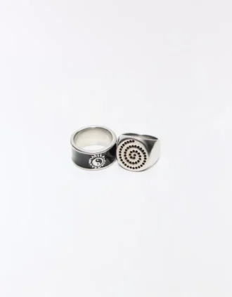 Roestvrijstalen ringenset – Accessoires