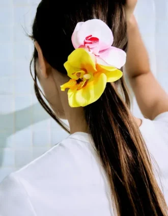 Set bloemhaarclips