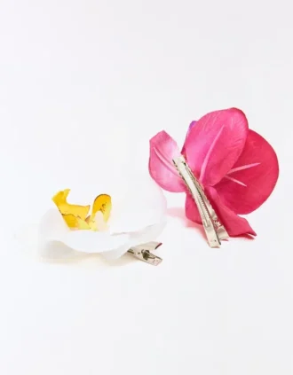 Set bloemhaarclips
