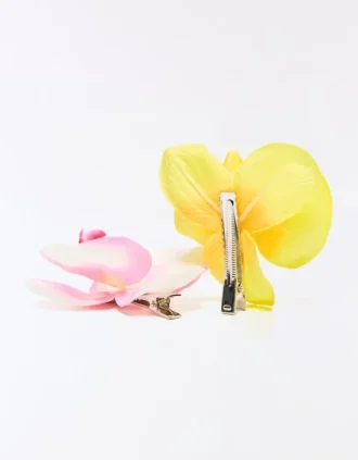 Set bloemhaarclips