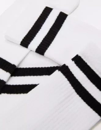 Set gestreepte sportieve sokken – Accessoires