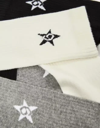 Set van 3 Star Sokken – Accessoires