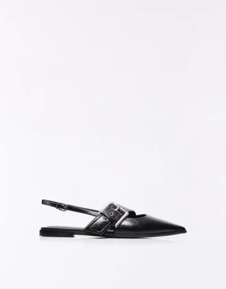 Slingback ballerina’s met gesp – Dames