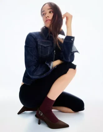 Slingback-schoenen met kittenhakken – Schoenen
