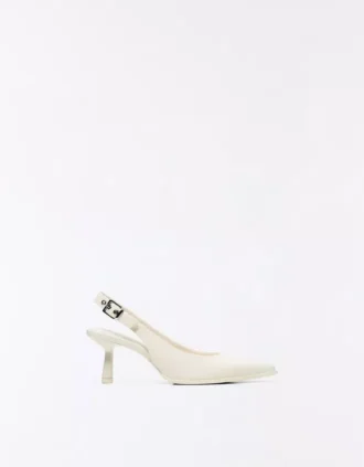 Slingback-schoenen met kittenhak – Schoenen met hakken