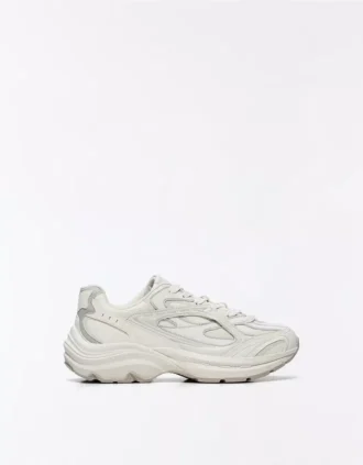 Sneakers met dikke zool