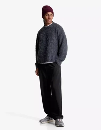 Straight fit getailleerde joggingbroek – Broeken