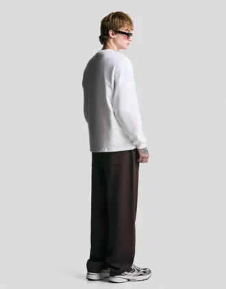Straight fit getailleerde joggingbroek – Broeken