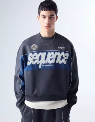 Sweatshirt met ronde hals en print – Sweatshirts en hoodies
