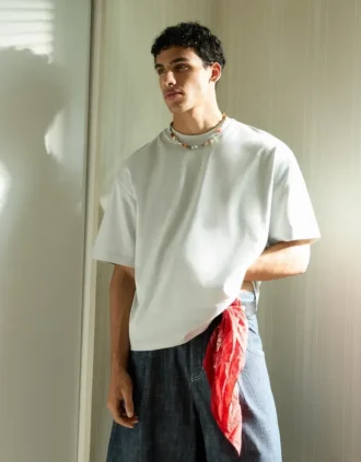 T-shirt met boxy Fit-pasvorm – Bershka Lovers