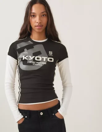 T-shirt met korte mouwen en sportprint – T-shirts